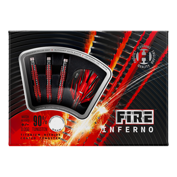 Harrows Fire Inferno Steeldarts Verpackung